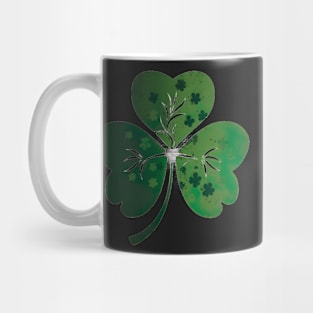 Saint Patrick's day shamrock leaf -minimalistic design Mug